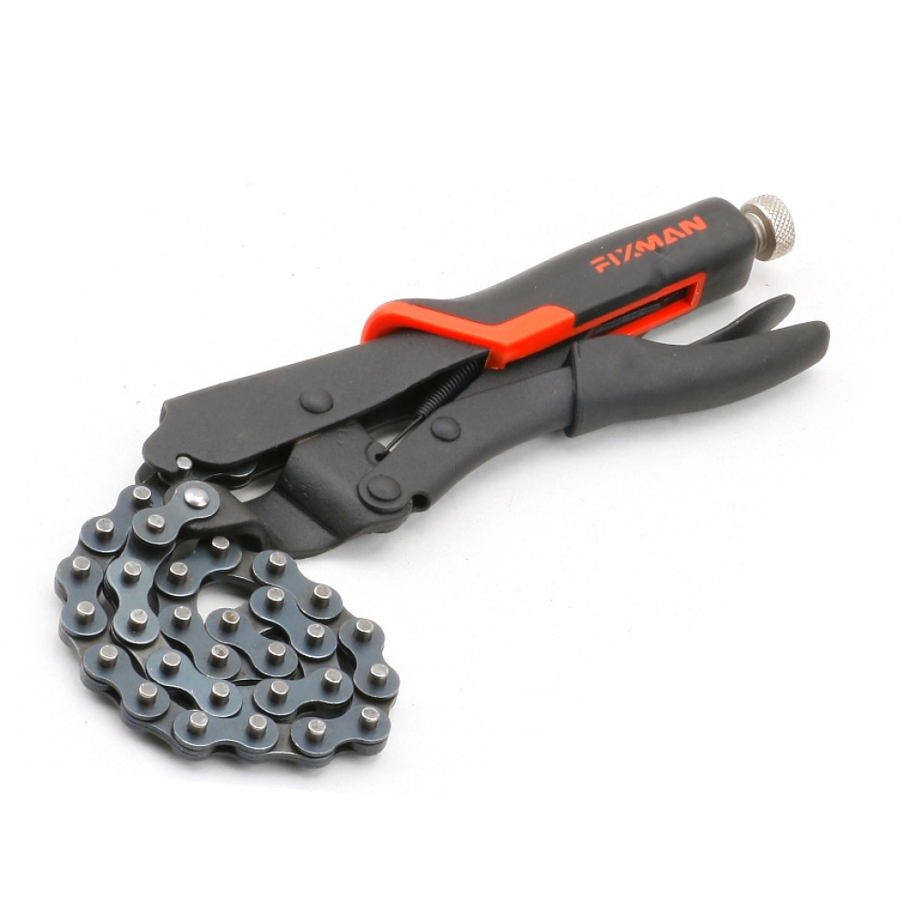 Chain gripping pliers