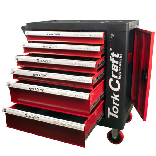 184-Piece 6-Drawer, 1-Door Tool Cabinet with Wheels