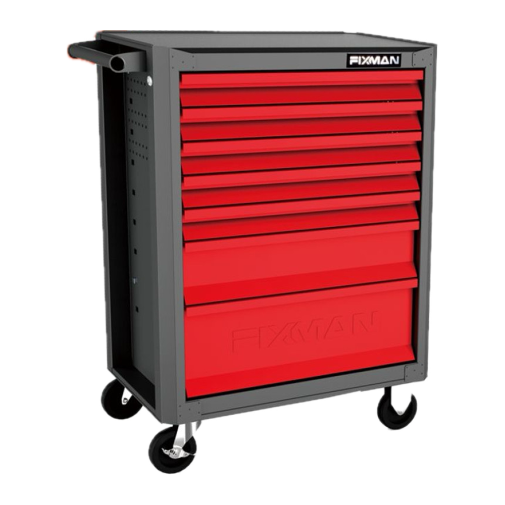Economy Line 82 Piece 7 Drawer Tool Cabinet with Wheels