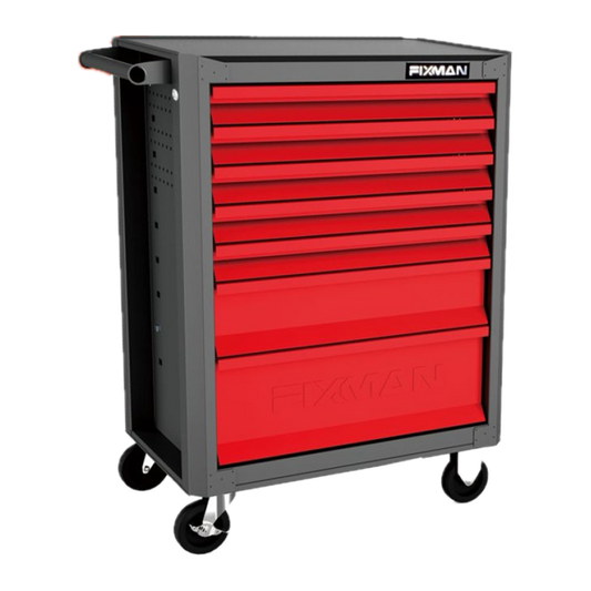 Economy Line 82 Piece 7 Drawer Tool Cabinet with Wheels
