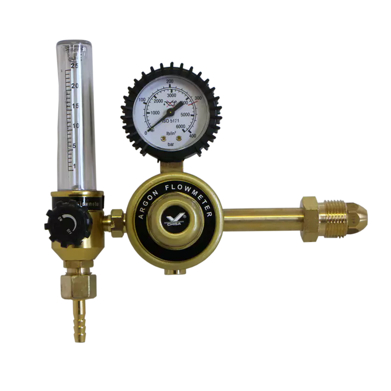 Argon Flow Meter Brass Bonnet