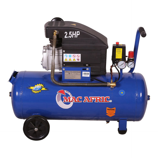 50 liter direct drive compressor, 1.5 KW (2 HP) 230 V