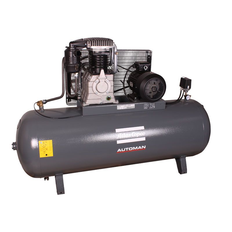 Stationary air compressor Automan AC 100 E 500L 7.5 KW (10 HP) 380 V