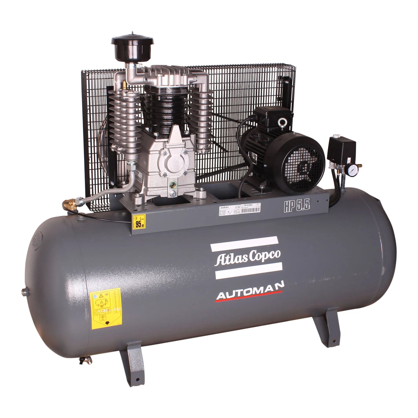 Stationary air compressor Automan AC 55 E 270L 4 KW (5.5 HP) 380 V
