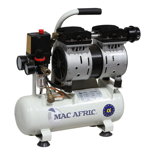 6 liter oil-free air compressor, 0.75 KW (3/4 HP) 230 V