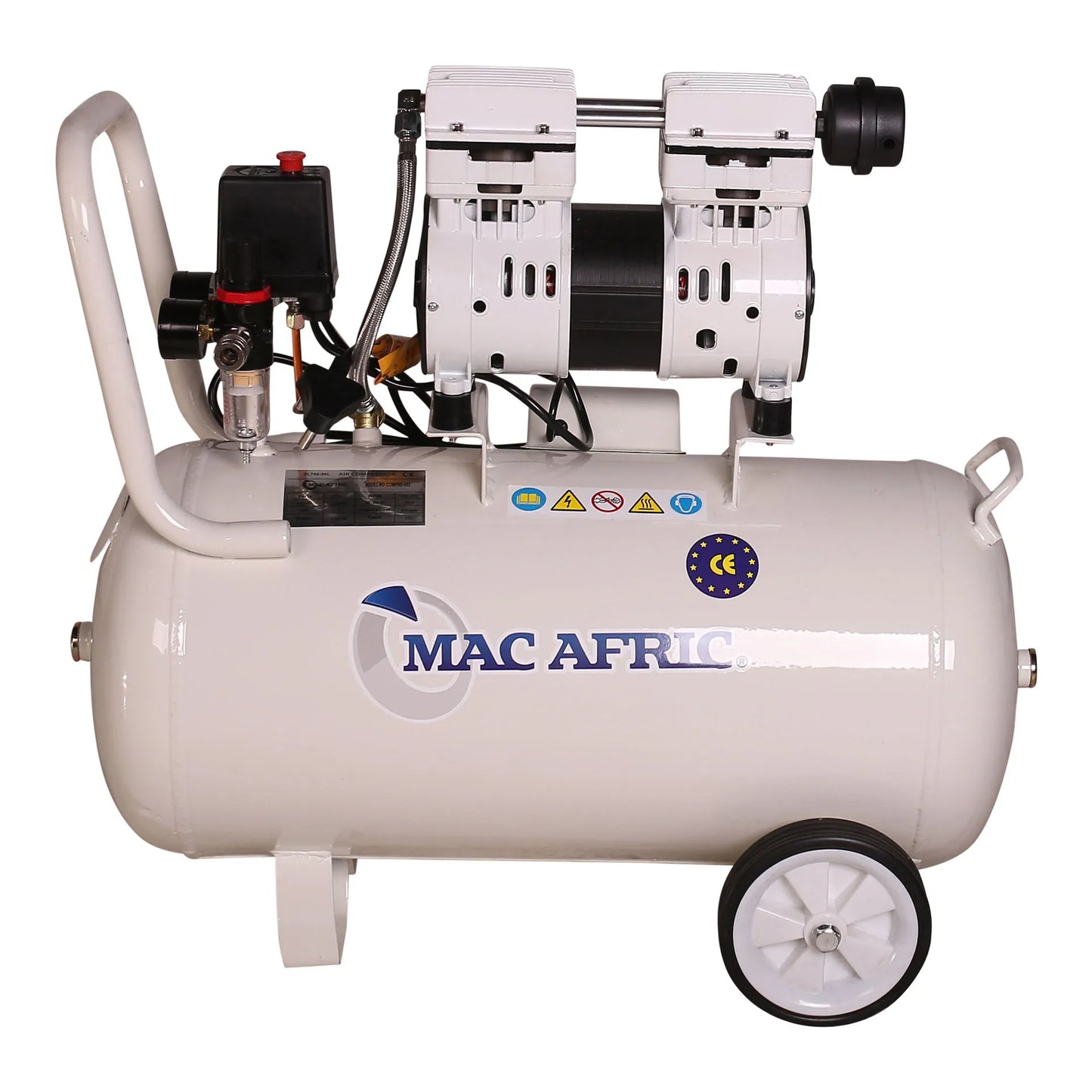 Silent compressor 50L oil-free 0.75 KW (1 HP) 230 V