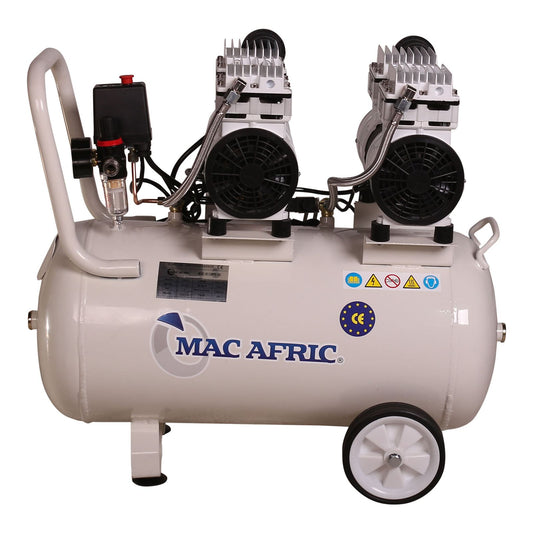 Silent compressor 50L oil-free 1.5 KW (2 HP) 230 V