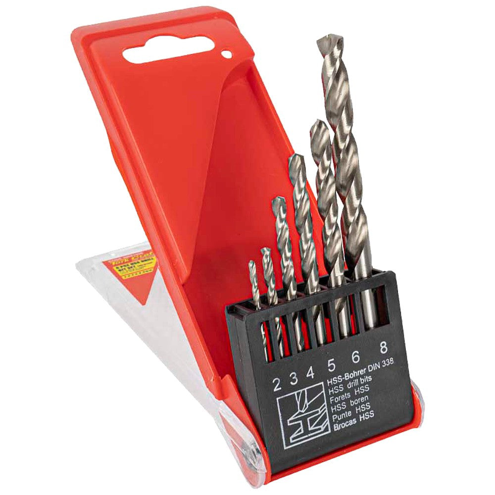 6 Piece HSS Ground Drill Bit Set