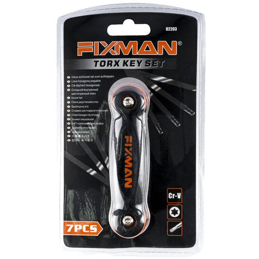 T10-40mm Folding Torx Key Set