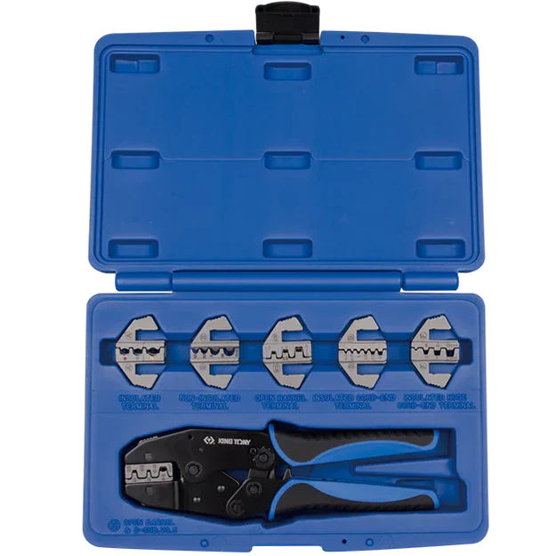 7-piece interchangeable crimper set