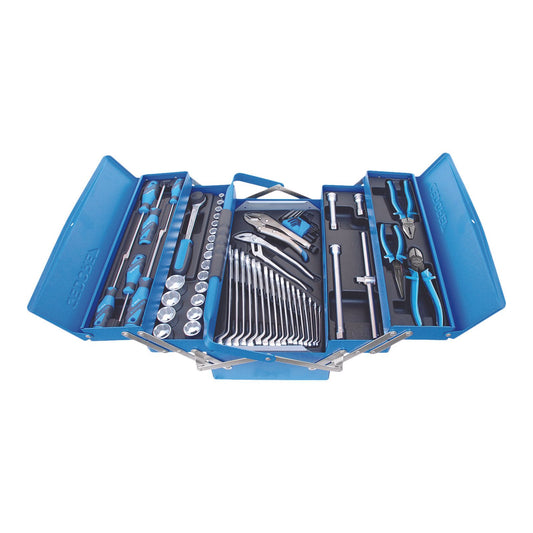 61-piece tool set with metal case