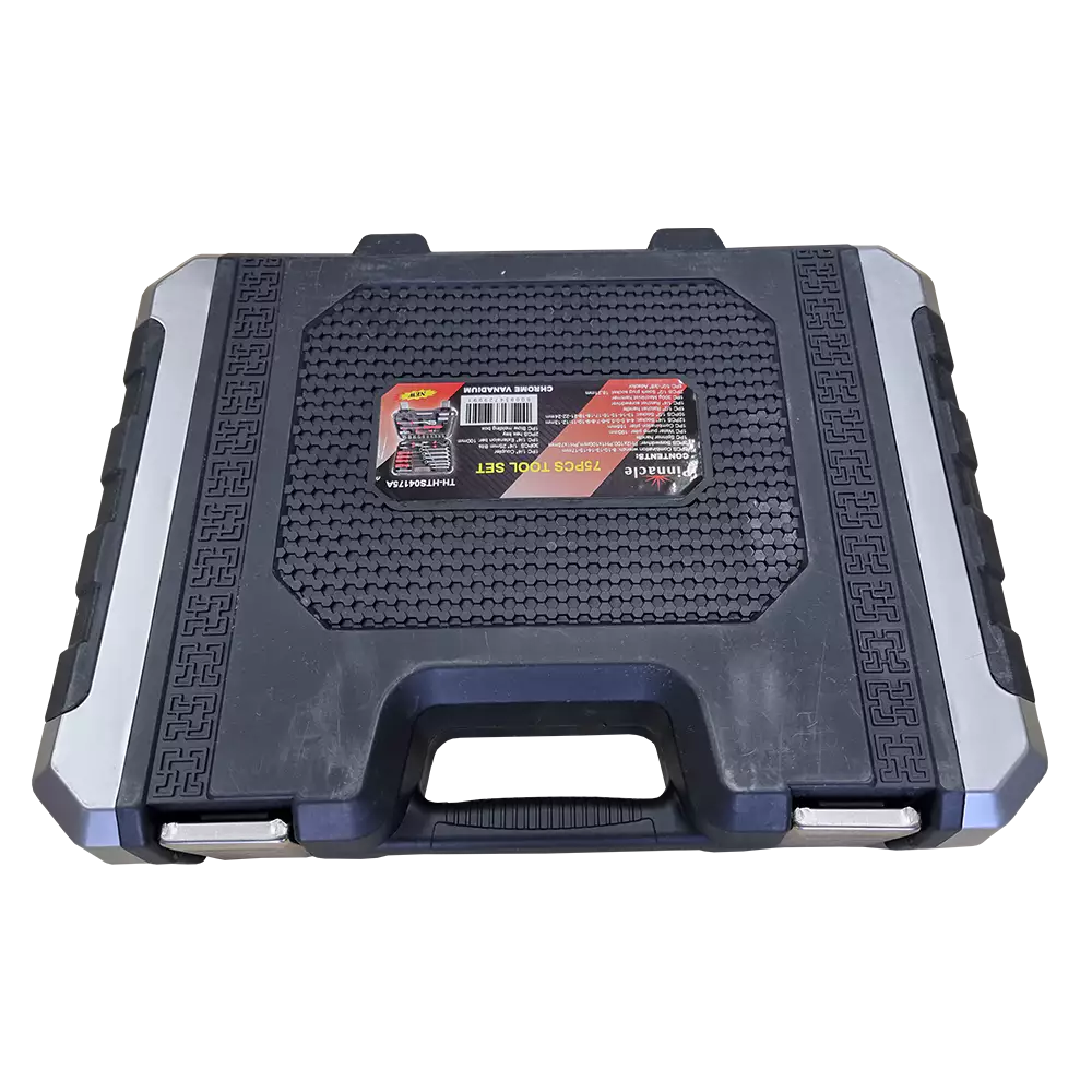 75-piece tool set with plastic case
