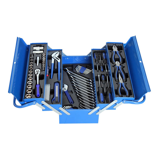 77-piece tool set with metal case