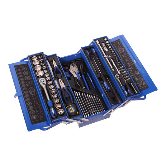 85-piece tool set with metal case