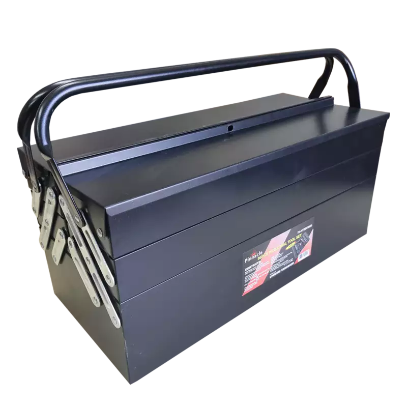 85-piece tool set with metal case