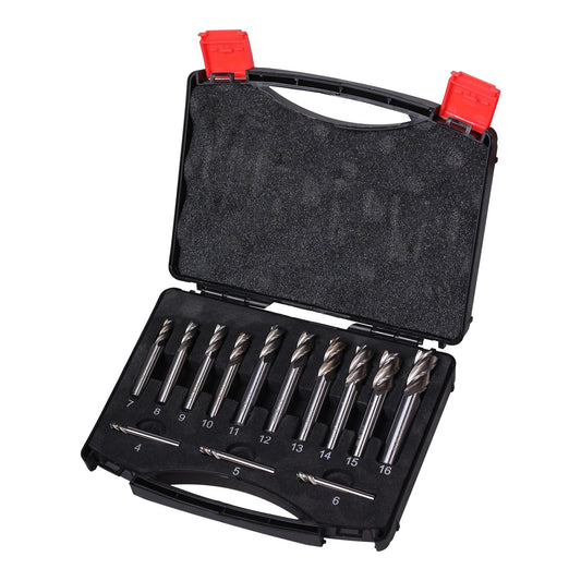 13-piece 4-16mm end mill set