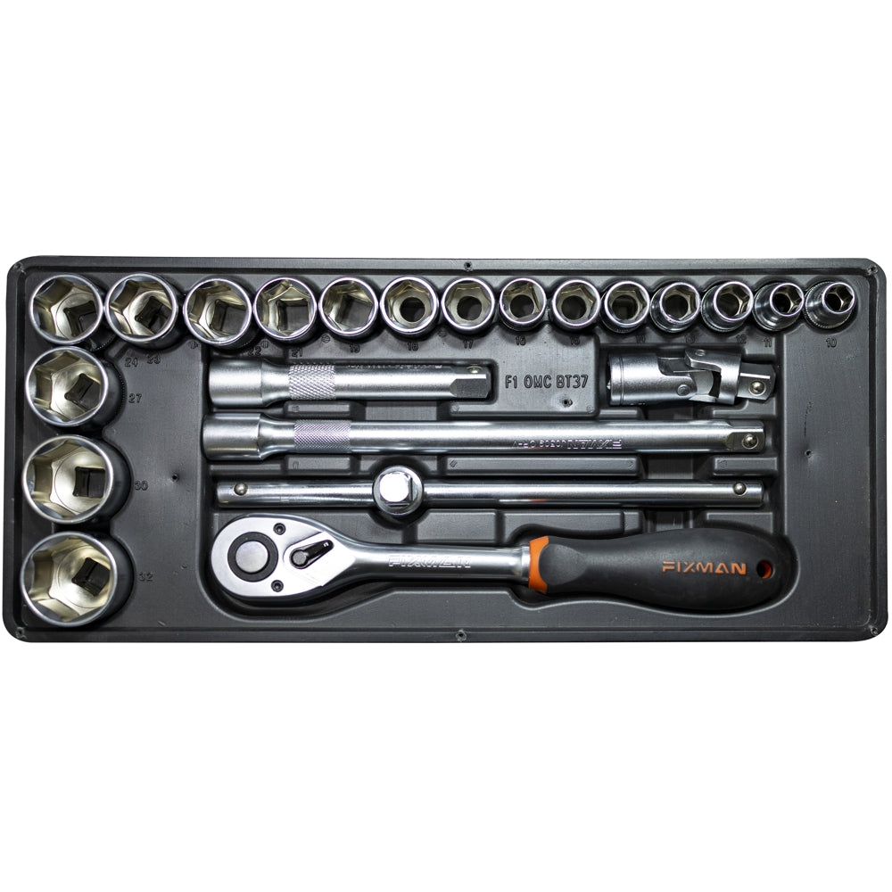 22-piece rocket set with a tray