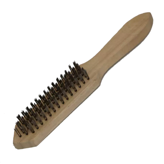Five-row wire brush