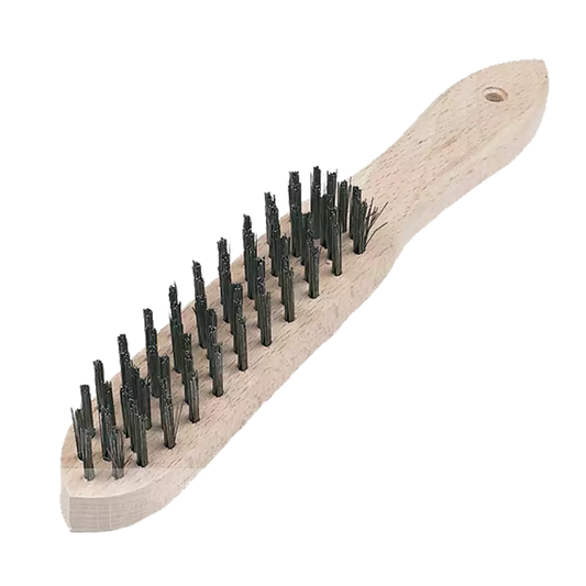 Five-row wire brush
