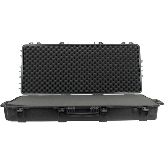 Bow case with pre-cubed foam