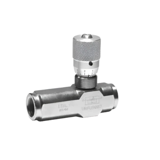 Flow regulator with check valve