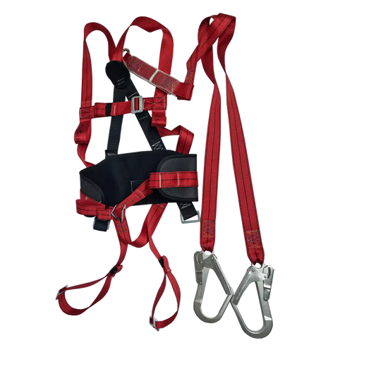 Alpha Double Strap Body Harness Scaffolding Hook with Kidney Support SABS Approved