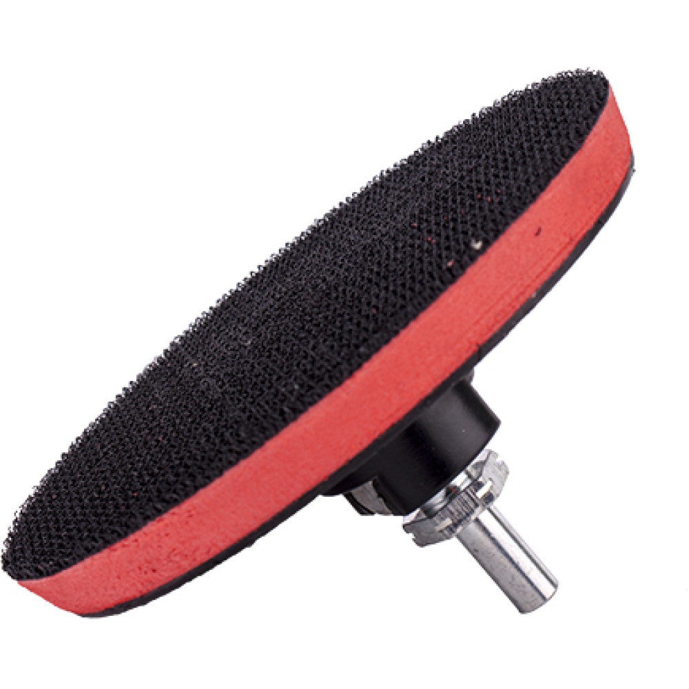 Hook and loop backing pad with 8mm shaft