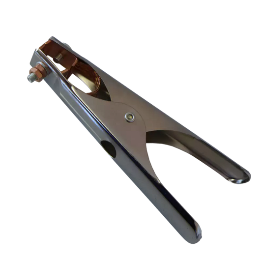 Crock type grounding clamp