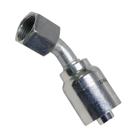 Female JIC with 45° elbow
