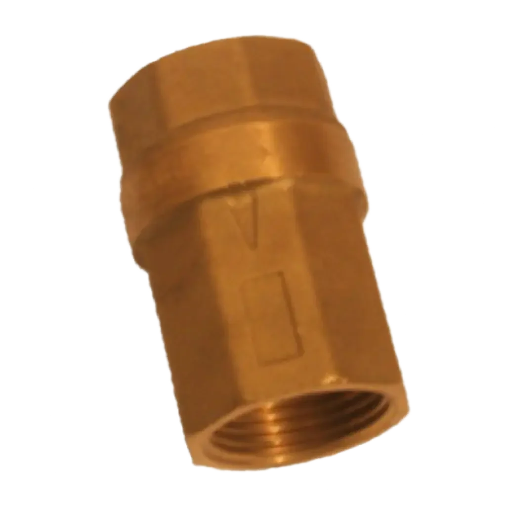 Female low pressure check valve