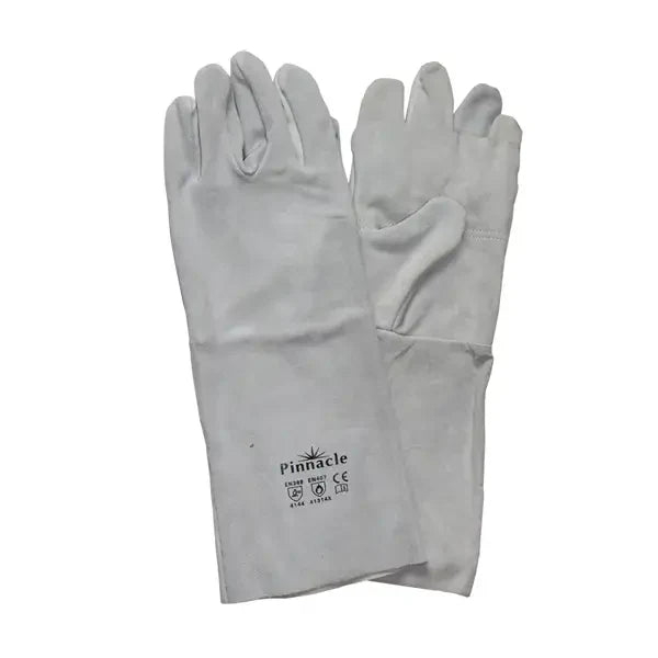 Premium chrome leather apron palm glove