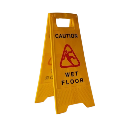 Wet floor sign