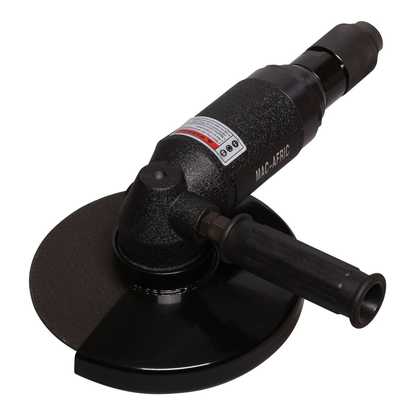 7" (180mm) black pneumatic angle grinder
