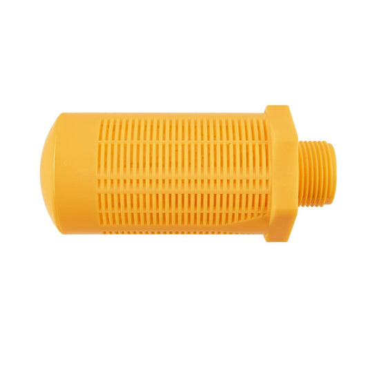 Plastic breather silencer