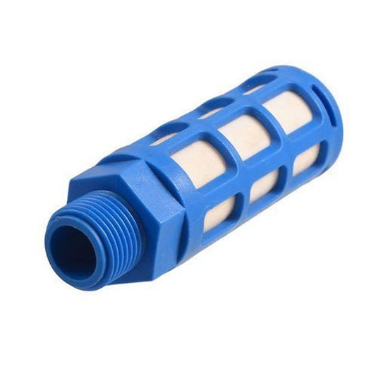Plastic breather silencer