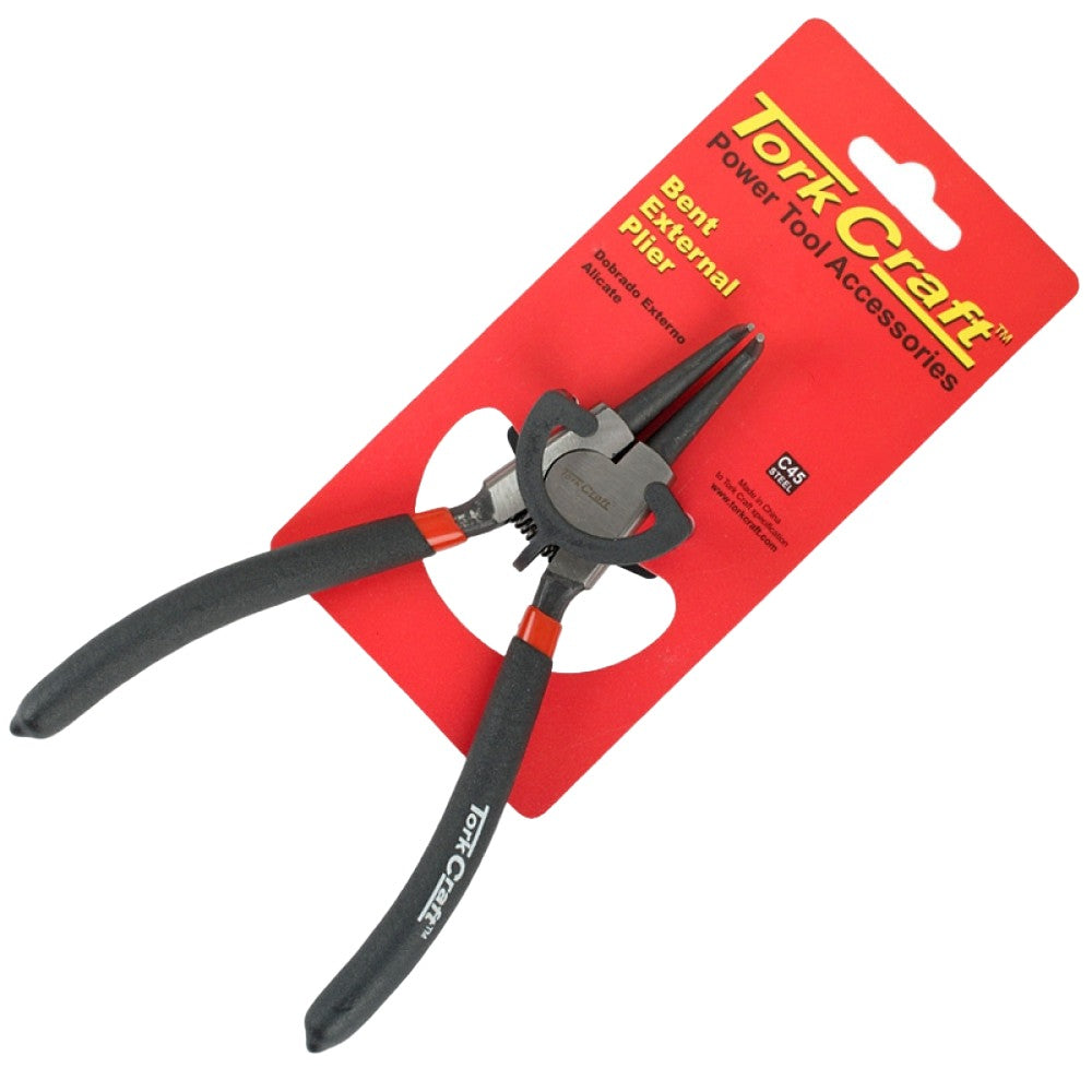Bent circlip pliers