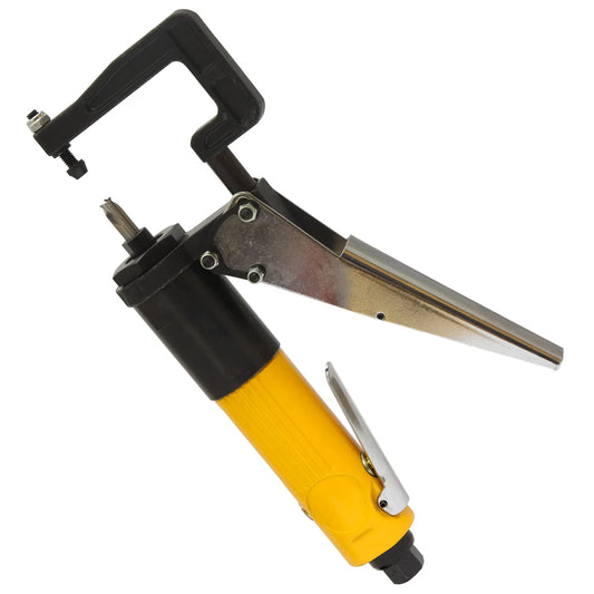 Pneumatic spot weld removal drill