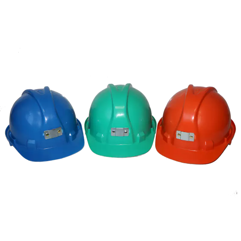 Safety helmets with lamp holder