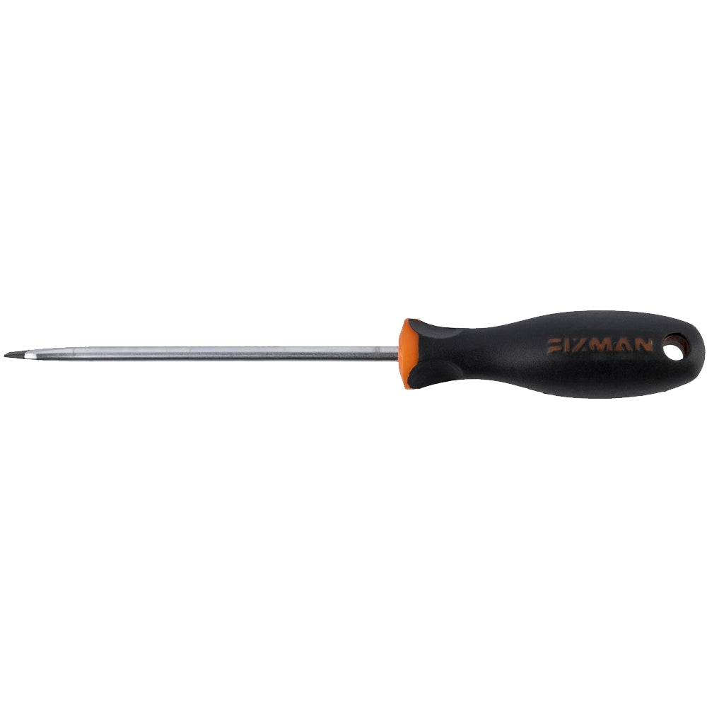 Flat screwdriver with ergonomic handle