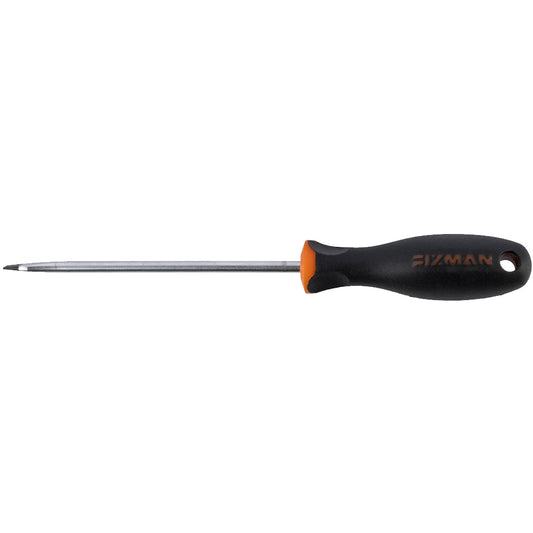 Flat screwdriver with ergonomic handle