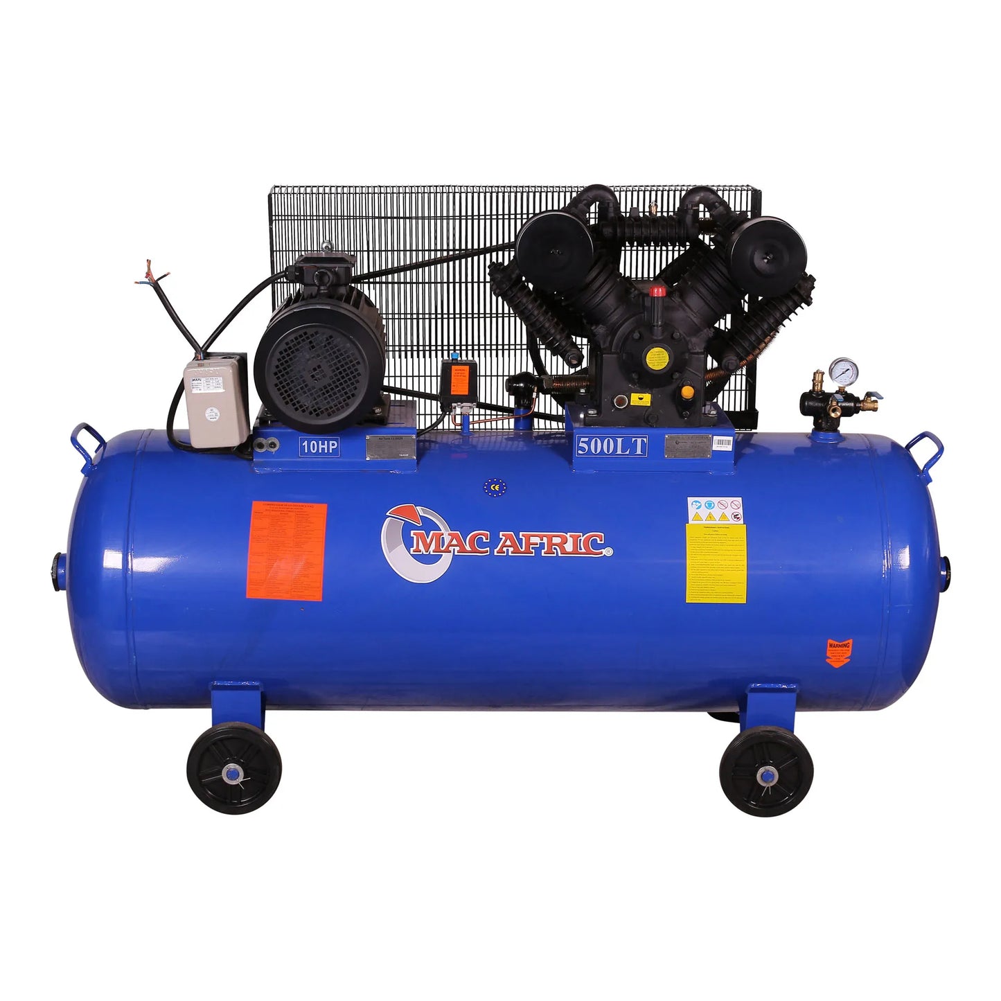 Belt Driven V-Head Compressor 500L 7.5 KW (10 HP) 380 V