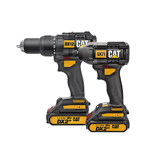 18V Hammer Drill and Impact Wrench Set