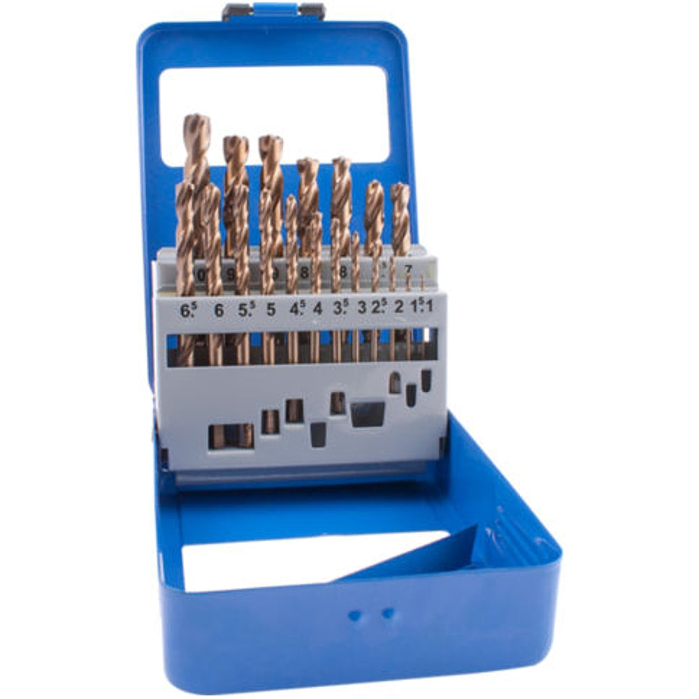 19 Piece Turbo Point Drill Bit Set