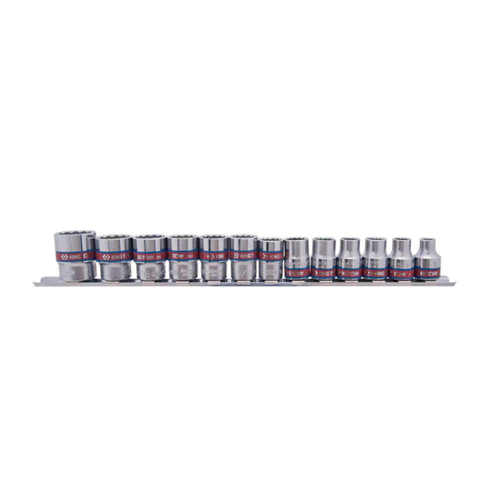 13-Piece 12-Point 3/8" Imperial Socket Set
