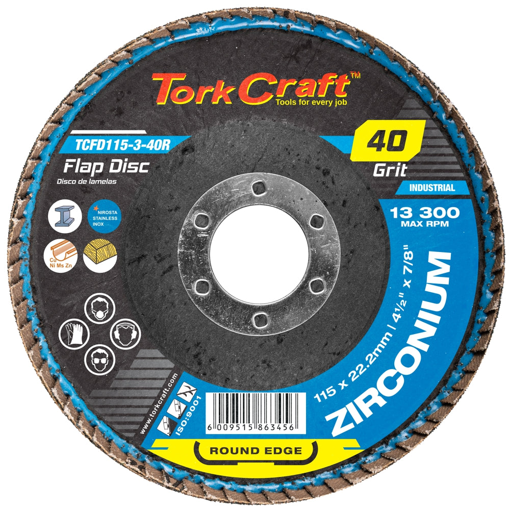 Zirconium Round Edge Flap Cutting Disc