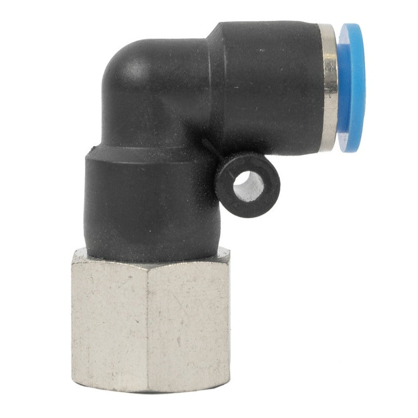 Elbow polyurethane hose fitting