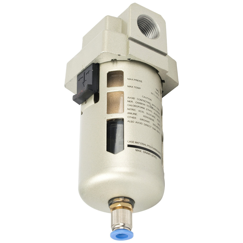 Inline Water Collector Filter and 1/4" BSP Regulator