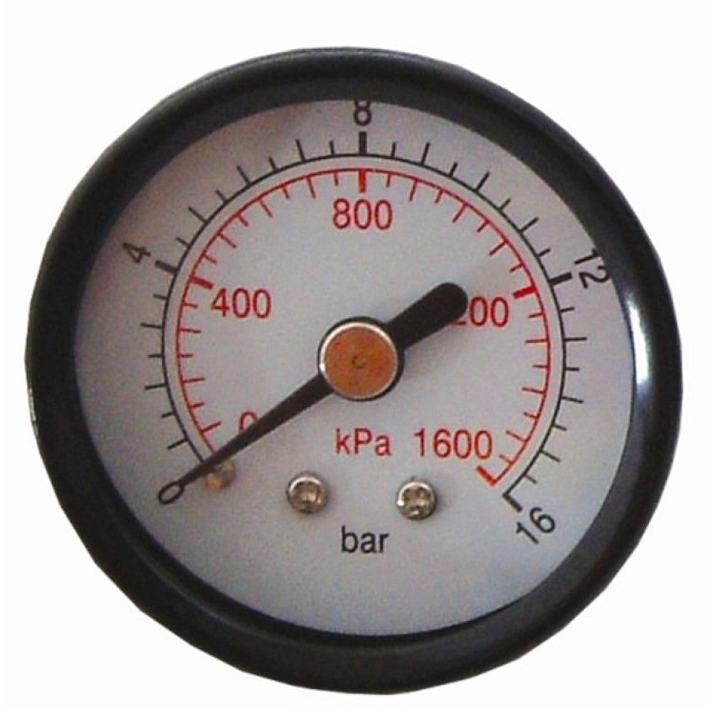 1/4" BSP 50mm Rear Pressure Gauge