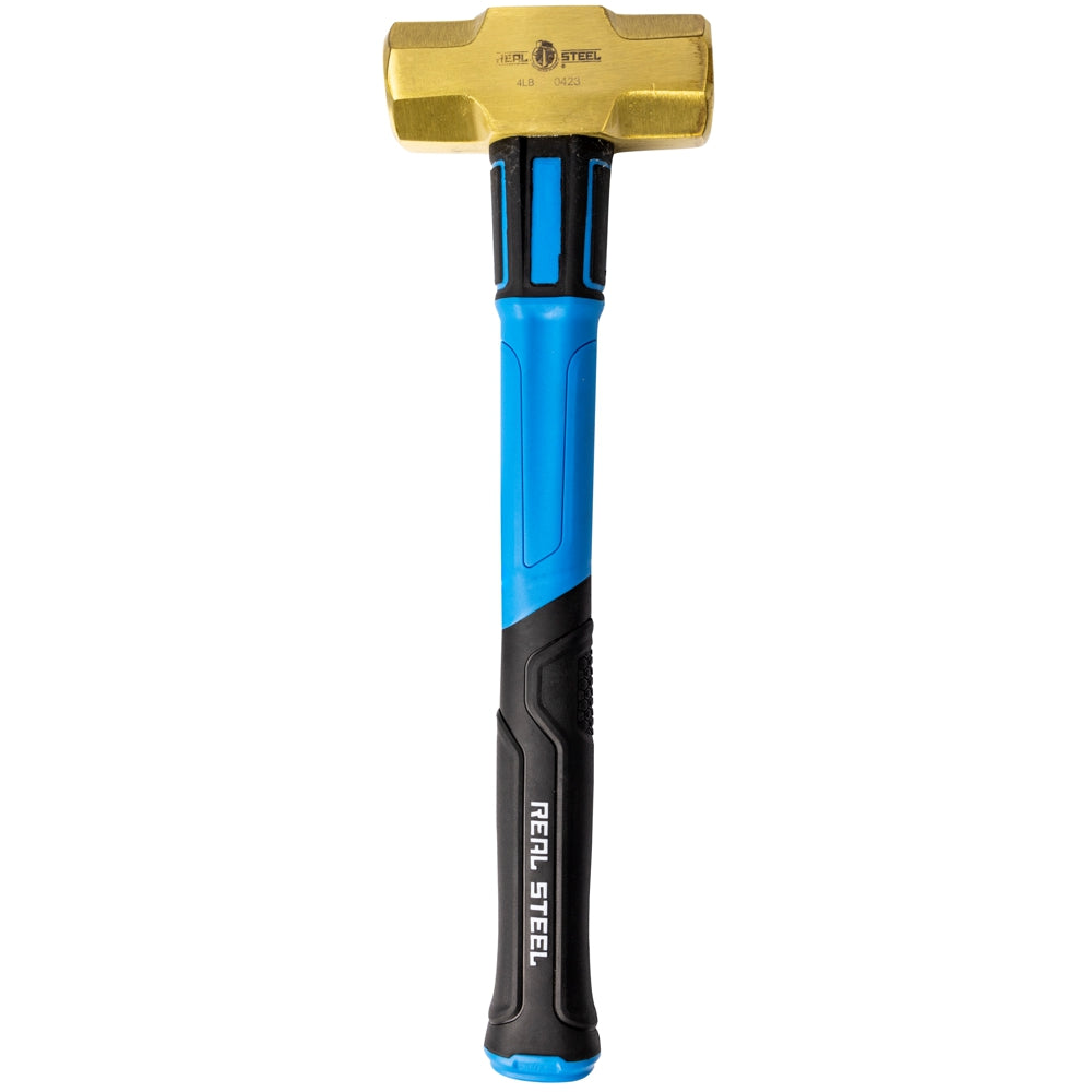 Brass sledgehammer with fiberglass handle