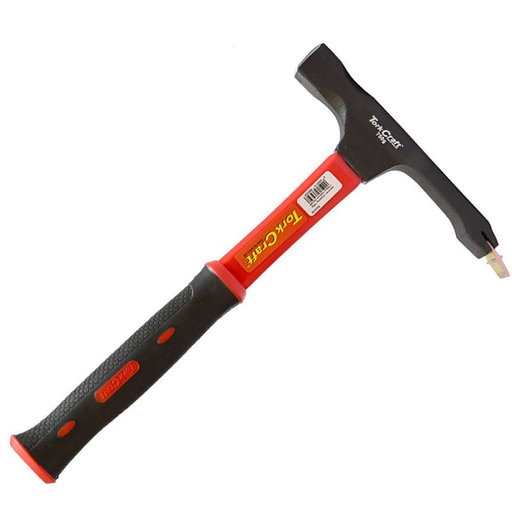 Chipping hammer with fiberglass handle